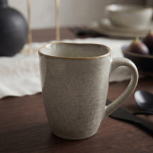 Cookinglife Coffee Mugs Linen Beige 340 ml – 6 pieces