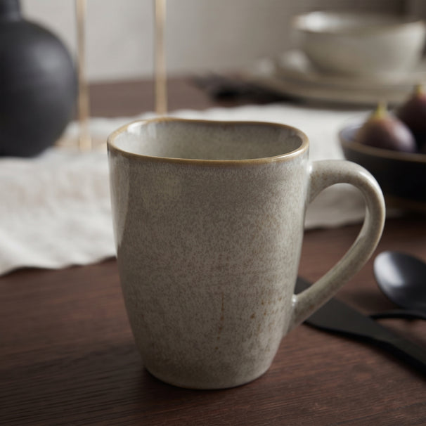 Cookinglife Tazas de café Linen Beige 340 ml – 6 unidades