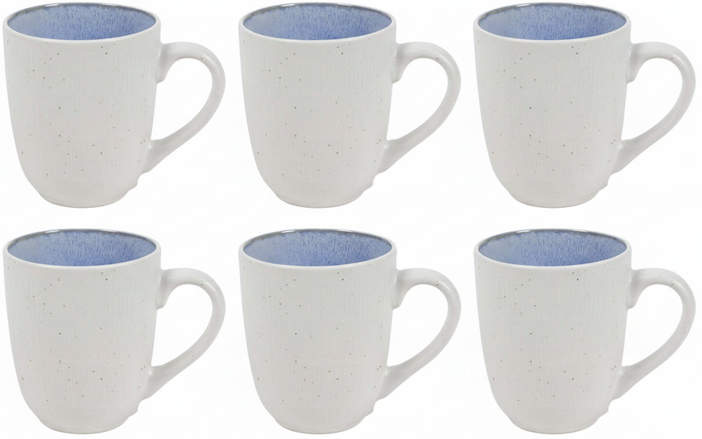 Cookinglife Coffee Mugs Nola Blue 330 ml – 6 pieces