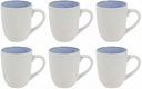 Cookinglife Coffee Mugs Nola Blue 330 ml – 6 pieces