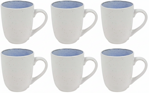 Cookinglife Tazas de café Nola Azul 330 ml – 6 piezas