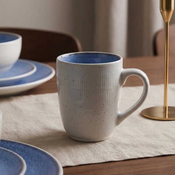 Cookinglife Tazas de café Nola Azul 330 ml – 6 piezas