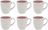 Cookinglife Coffee Mugs Nola Pink 330 ml – 6 pieces