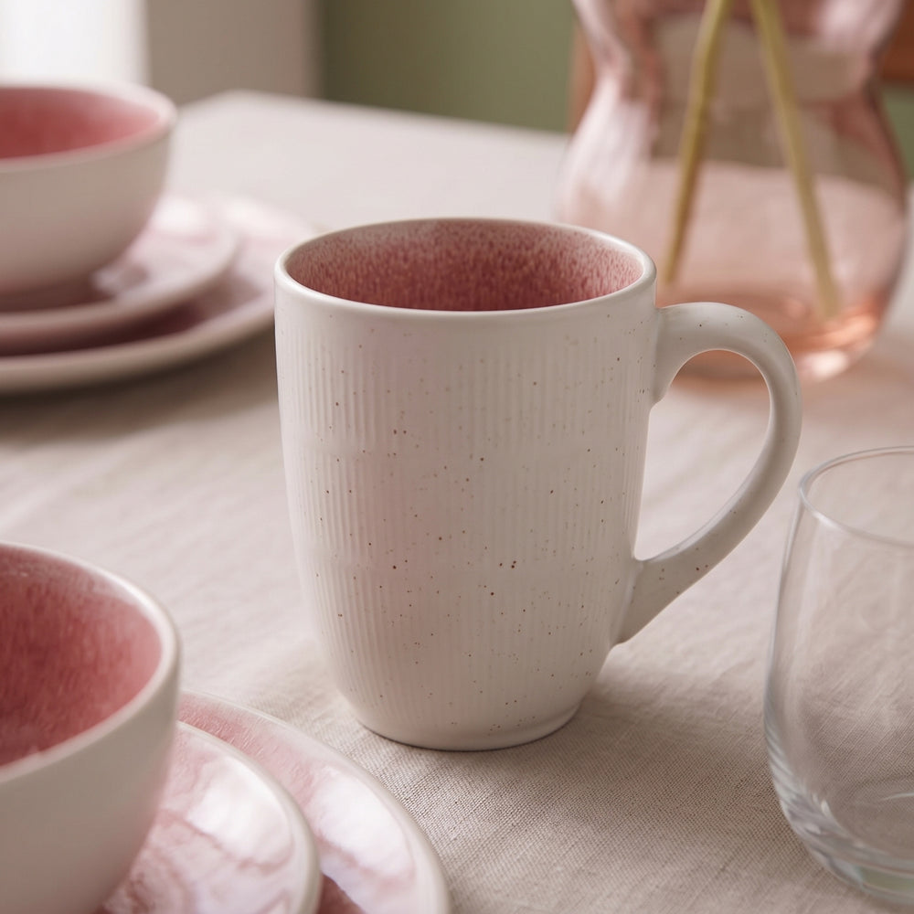 Cookinglife Coffee Mugs Nola Pink 330 ml – 6 pieces