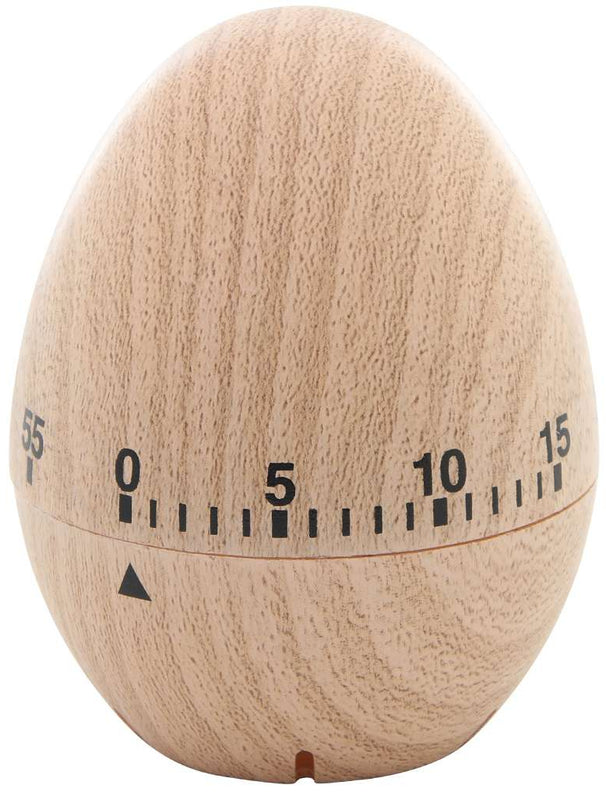 Cookinglife Temporizador de Cocina Huevo Efecto Madera