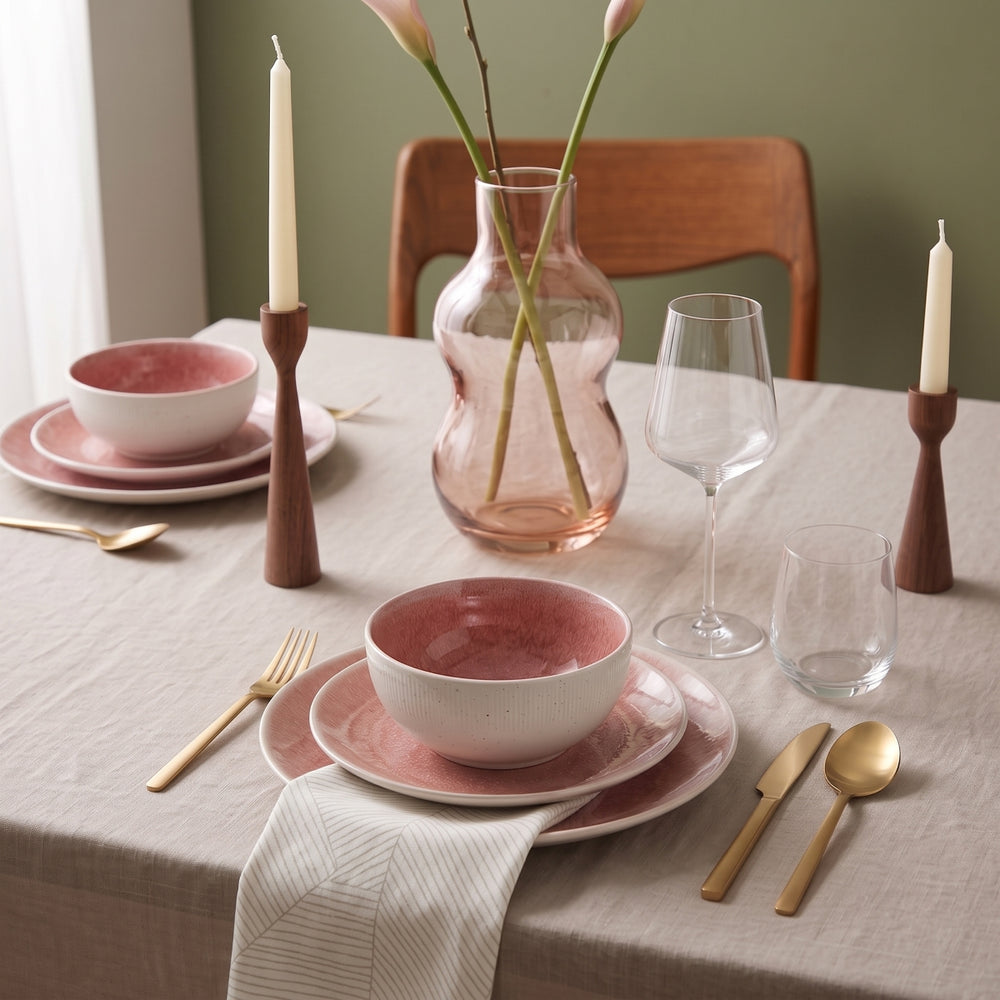 Cookinglife Cuencos de sopa / Cuencos Nola Rosa ø 14 cm – 6 piezas