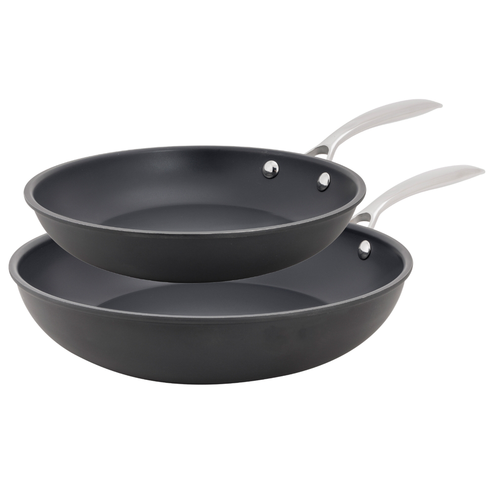 Cookinglife Frying pan set Revolt Ø 24 and 28 cm – suitable for all heat sources – ceramic non-stick coating