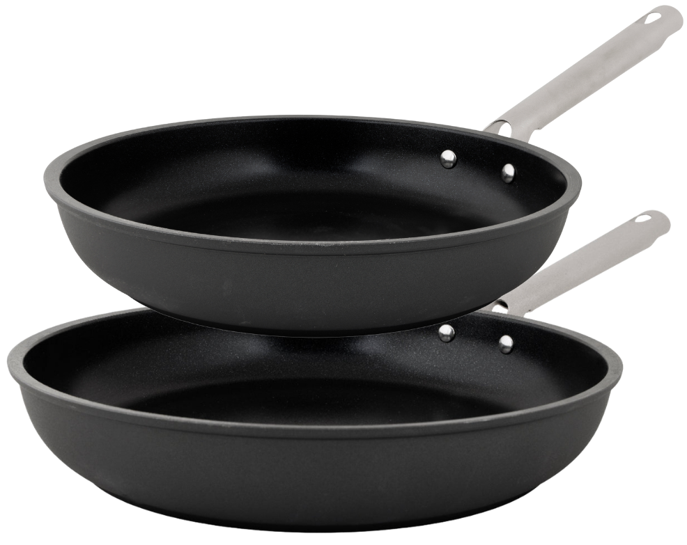 Cookinglife Frying pan set ProForge Ø 24 and 28 cm – suitable for all heat sources – ceramic non-stick coating