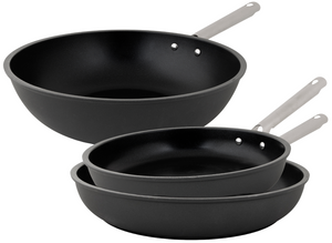 Cookinglife Set de Sartenes ProForge 3 piezas - Sartén ø 28 cm + Sartenes ø 24 & 28 cm - apto para todas las fuentes de calor - recubrimiento antiadherente cerámico