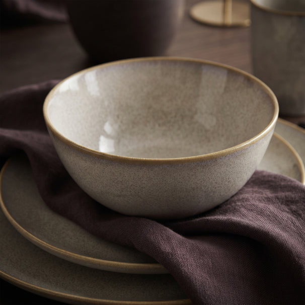 Cookinglife Cuencos de sopa / Cuencos Linen Beige ø 15 cm – 6 piezas