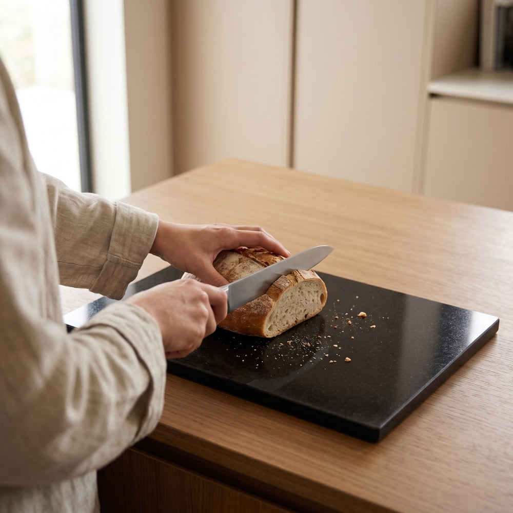 Cookinglife Serving Board / Charcuterie Board Black Granite - 40 x 30 cm