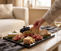 Cookinglife Serving Board / Charcuterie Board Black Granite - 40 x 30 cm