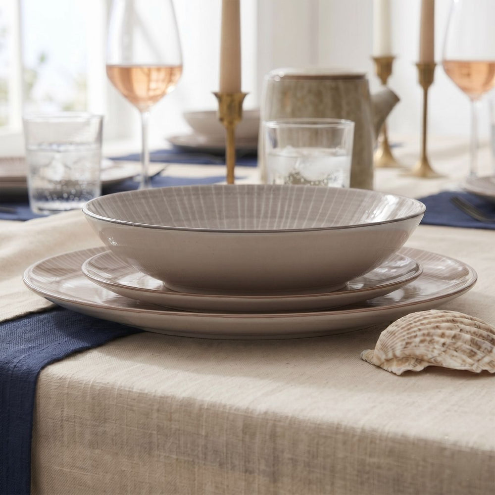 Cookinglife Dinnerware Set Baia Brown 12-piece / 4 persons - 4 dinner plates, 4 breakfast plates and 4 deep plates