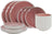 Cookinglife Dinnerware Set Nola Pink 18-piece / 6 persons - 6 dinner plates, 6 breakfast plates and 6 bowls