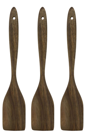 Cookinglife Espátulas Acacia 32 cm - 3 piezas