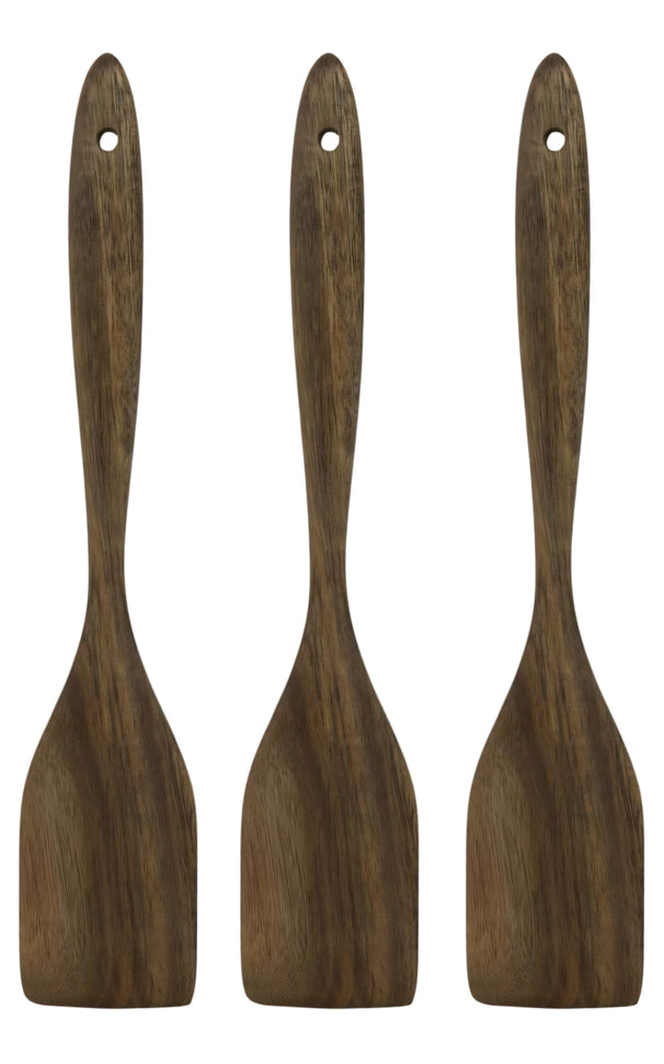 Cookinglife Espátulas Acacia 32 cm - 3 piezas