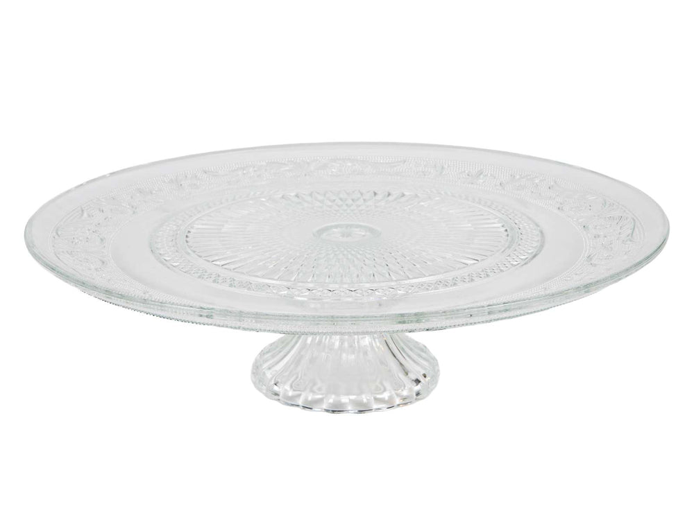 Cookinglife pedestal de tarta clásico - vidrio - ø 32.5 cm