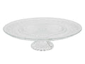 Cookinglife pedestal de tarta clásico - vidrio - ø 32.5 cm