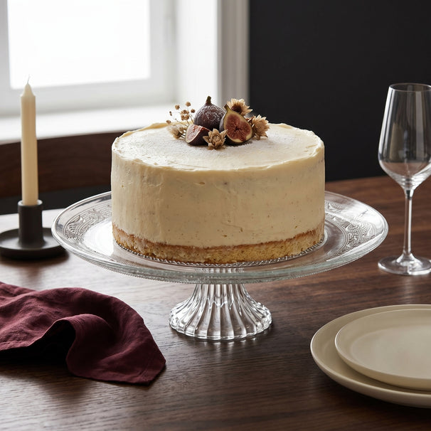 Cookinglife pedestal de tarta clásico - vidrio - ø 32.5 cm