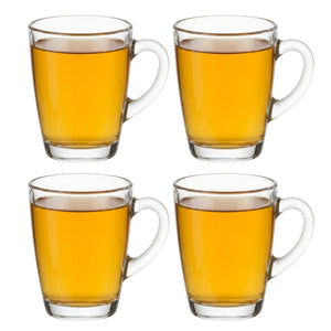 Cookinglife Vasos de Té con Asa - 300 ml - 4 Piezas