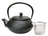 Cookinglife Teapot Arare with Stainless Steel Filter - Cast Iron Black - 800 ml