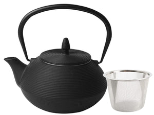 Tetera Cookinglife Sakura Tea hierro fundido rayas 800 ml