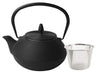 Cookinglife Teapot Itome with Stainless Steel Filter - Cast Iron Black - 800 ml