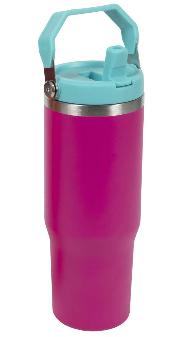 Cookinglife-Thermosbeker-met-Rietje-Roze-01 hoofdafbeelding