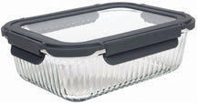 Cookinglife Tarros de Conservación de Vidrio Boro Lines 1.5 Litros - 2 Piezas