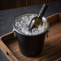 Cookinglife Enfriador de Vino Negro - ø 22 cm