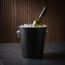 Cookinglife Enfriador de Vino Negro - ø 22 cm