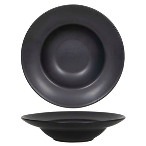 Cookinglife Platos Profundos / Platos de Pasta Negros ø 24 cm - 6 Piezas