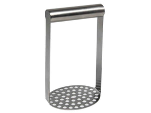 Machacador de patatas Cookinglife Mango de acero inoxidable 15.5 cm