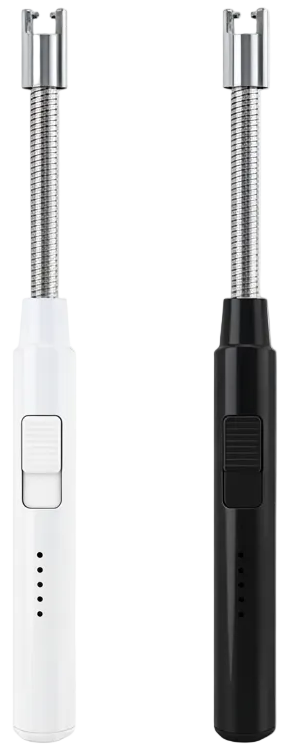 Cookinglife Electric Lighter - Flexible Lighter - USB Rechargeable - Black/White