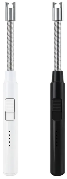 Cookinglife Electric Lighter - Flexible Lighter - USB Rechargeable - Black/White