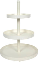 Cookinglife Metal Stand Creme Ø 15, 20 & 25 cm - 3-Tier - 35 cm High