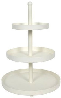 Cookinglife Etagere metal  creme - ø 20, 25 & 30 cm - 3 Layer