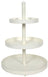 Cookinglife Etagere metal  creme - ø 20, 25 & 30 cm - 3 Layer