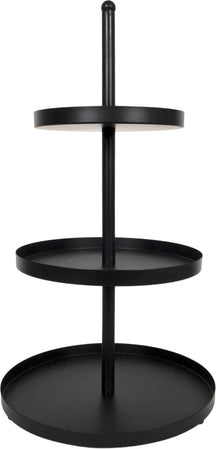 Cookinglife Metal Stand Black ø 20, 25 & 30 cm - 3-tier - 55 cm high
