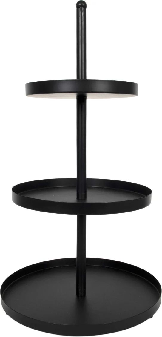 Cookinglife Metal Stand Black ø 20, 25 & 30 cm - 3-tier - 55 cm high