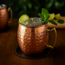Cookinglife Moscow Mule Cocktail Mugs - Copper - 500 ml - 6 Pieces