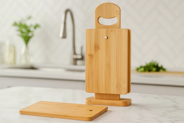 Cookinglife Set de Tablas de Cortar - Bambú - 5 piezas