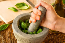 Cookinglife mortar Granite - Gray - ø 14 cm