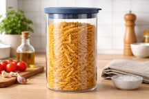 Cookinglife Storage Jars set - Glass - ø 13 cm - 1.5 / 1.9 / 2.5 Liters - 3 pieces
