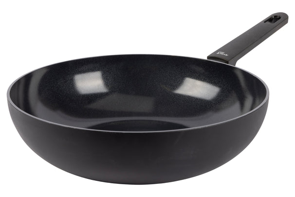 Sartén Wok Cookinglife Black Cera ø 28 cm - recubrimiento antiadherente cerámico