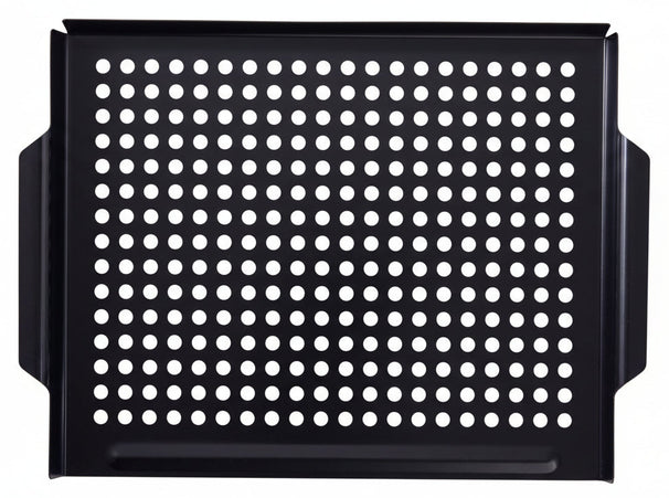 Cookinglife Plancha para Parrilla BBQ Fire & Flavour 38 x 28 cm - Metal Antiadherente - Adecuado para BBQ