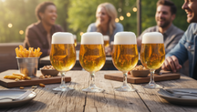 Cookinglife Beer Glasses on Foot 370 ml - 4 Pieces
