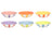 Cookinglife Deep Plates / Pasta Bowls Summer Vibes ø 21 cm - 6 pieces