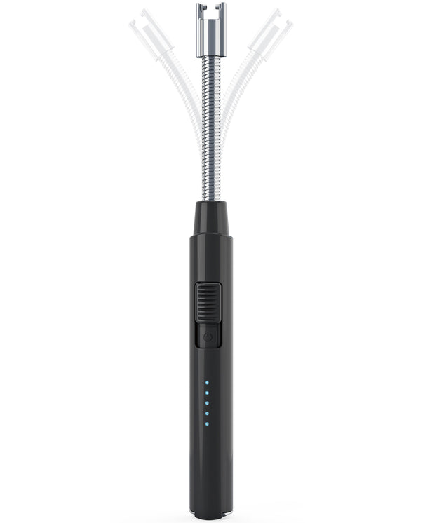 Encendedor eléctrico Cookinglife - Encendedor flexible - Recargable por USB - Negro/Blanco