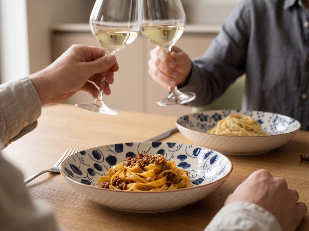 Cookinglife Deep Plates / Pasta Bowls Fleuris ø 20 cm - 6 pieces